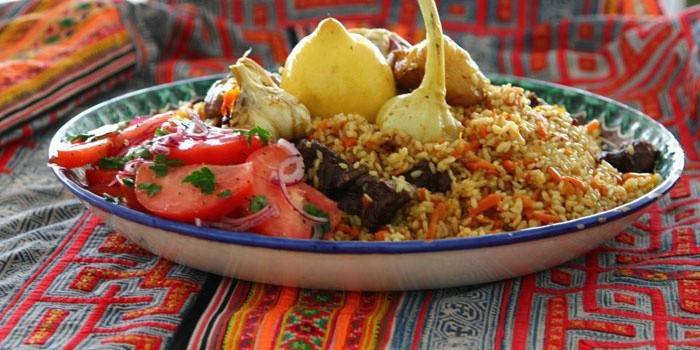 Uzbecký štýl pilaf