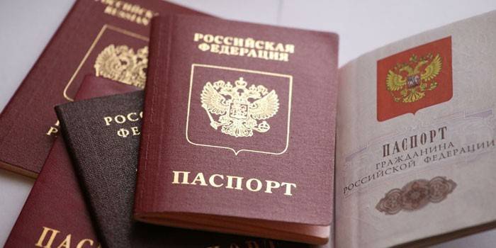 Passaportes de cidadãos russos