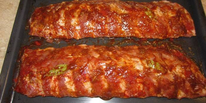 Grillowane żeberka wieprzowe