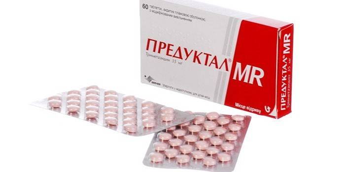 Comprimidos pré-menstruais na embalagem