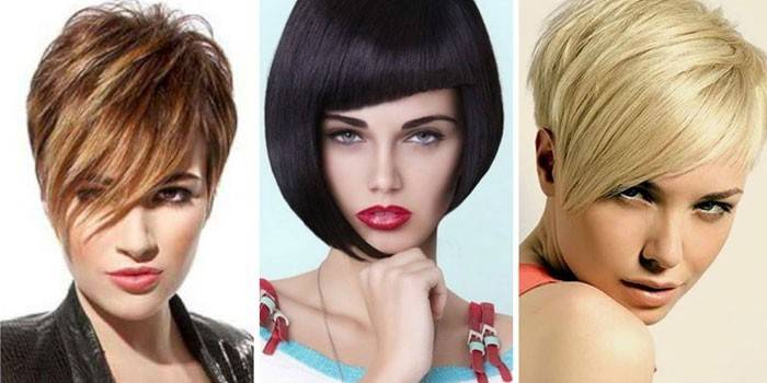 Opciones para peinados de moda para cabello corto