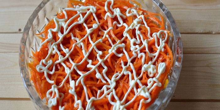 Salada de maionese decorada