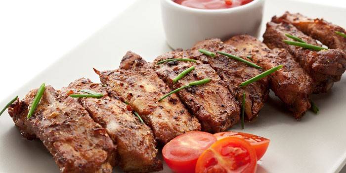 Pieczone żeberka wieprzowe w rękawie