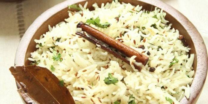 Arroz cozido Basmati solto