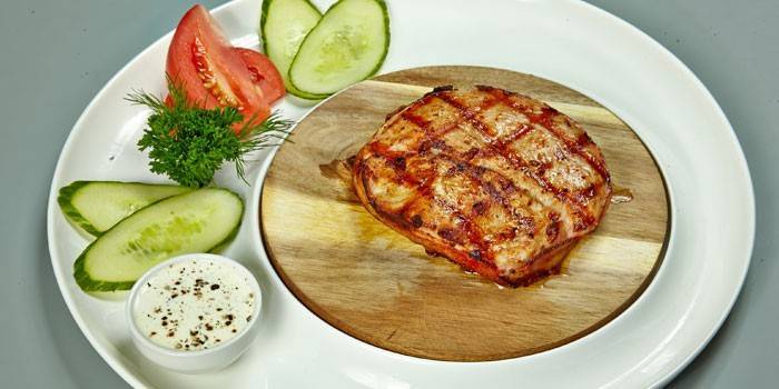 Bife de peru grelhado