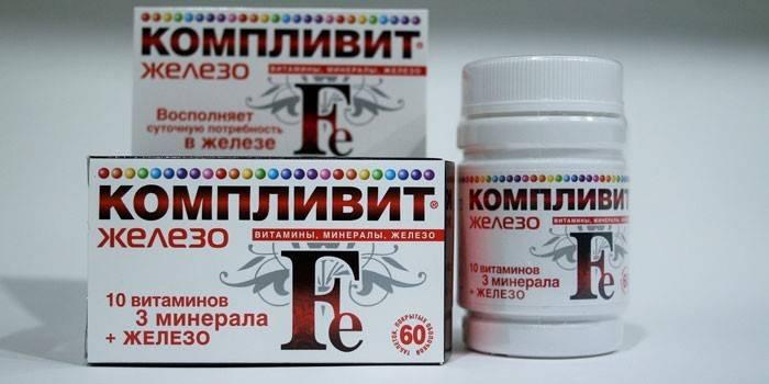 Doplňte železné vitamíny v jednom balení