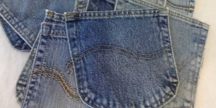 Bolsillos de jeans viejos