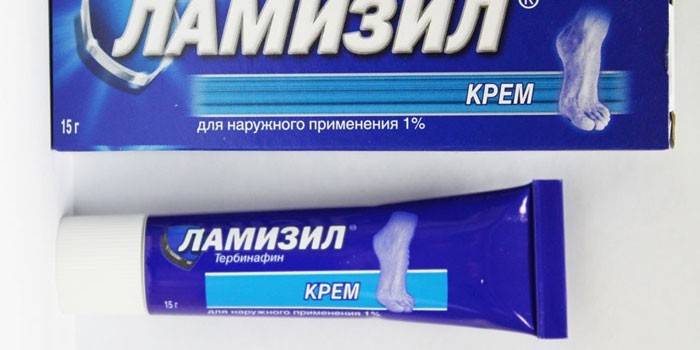 Krém Lamisil v balení