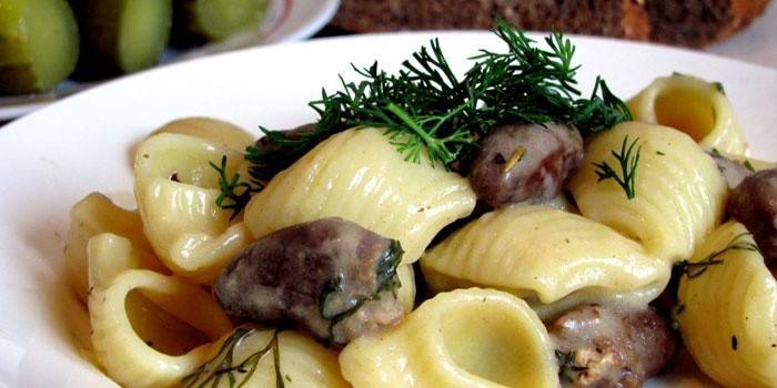Pasta Corazones De Pollo