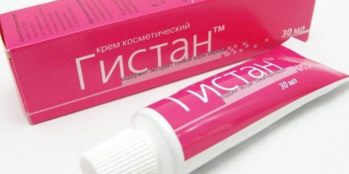 Krem Gistan w opakowaniu