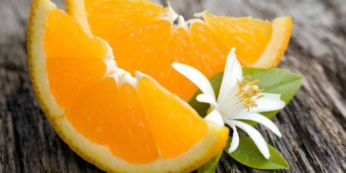 Fatias de laranja