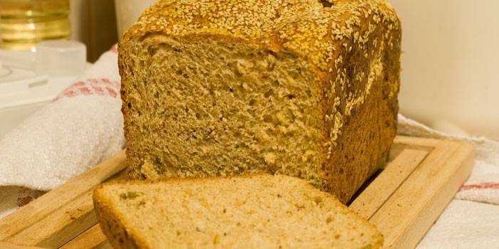 Pão de fubá dietético