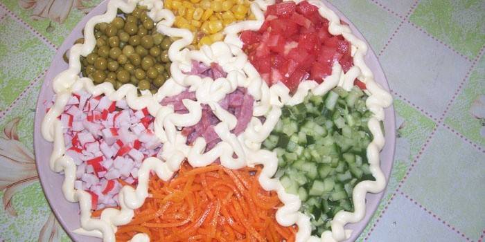 Molho para salada simples com maionese