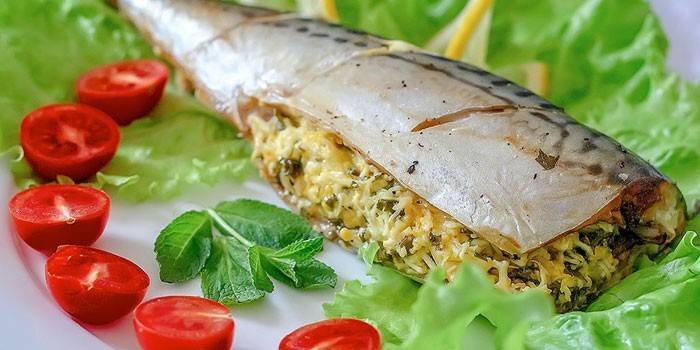 Caballa Rellena de Queso
