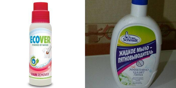 Removedores de Manchas Químicas Ecover e FrauSchmidt