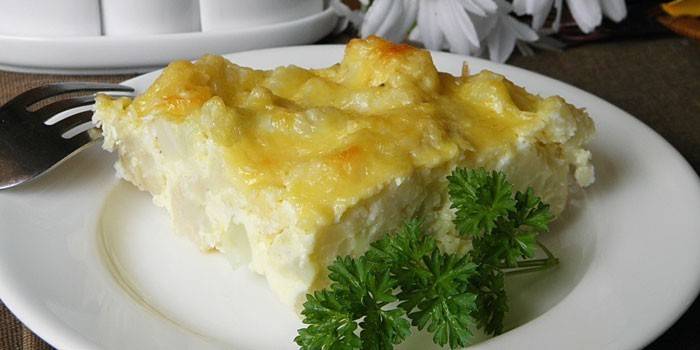 Cauliflower Egg Casserole