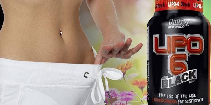 Spalacz tłuszczu Lipo-6 Black w banku