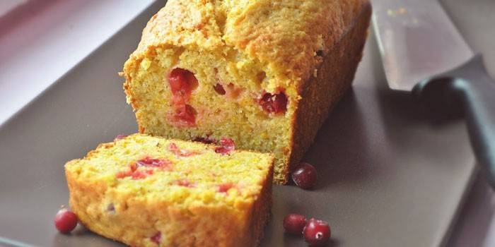 Cupcake com Abóbora e Cranberries