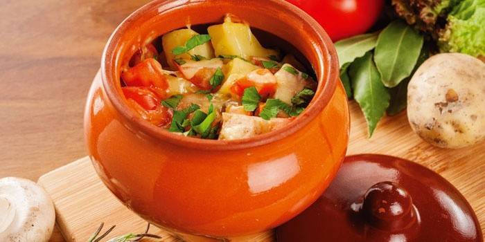 Verduras en macetas