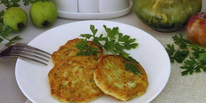 Panqueques de calabaza frita