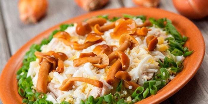 Salada de folhado