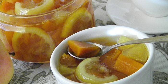 Compota de Abóbora Preta Limão