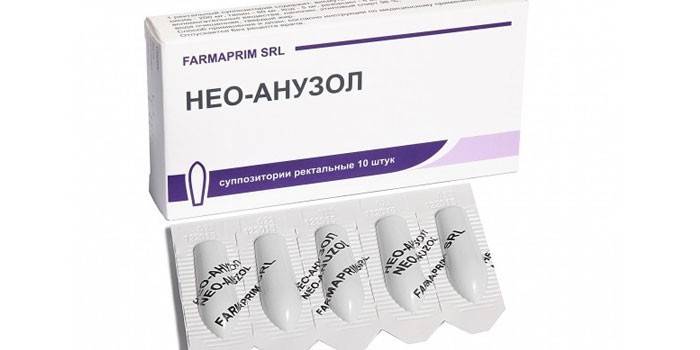 Supositorios rectales Neo-Anuzol