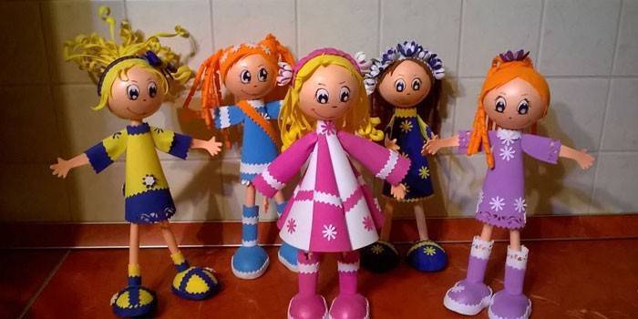 Muñecas Foamiran