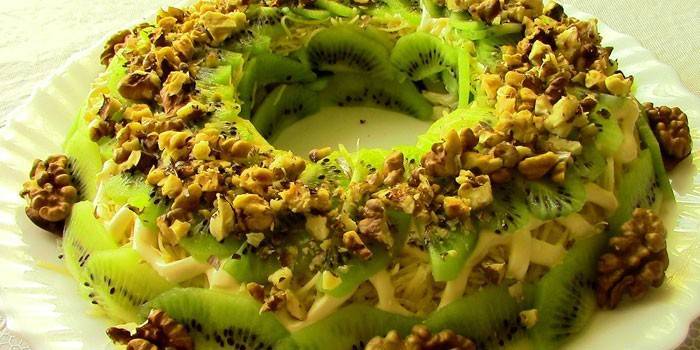 Salada Esmeralda Kiwi e Nuts Pulseira