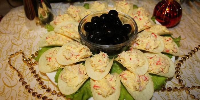 Ensalada de cangrejo
