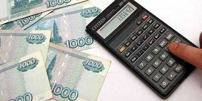Calculadora y dinero