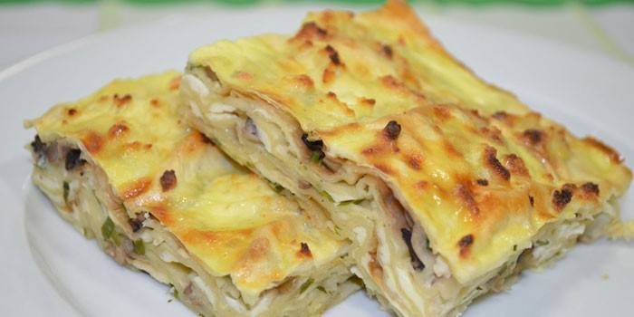 Muffin Pie Con Champiñones