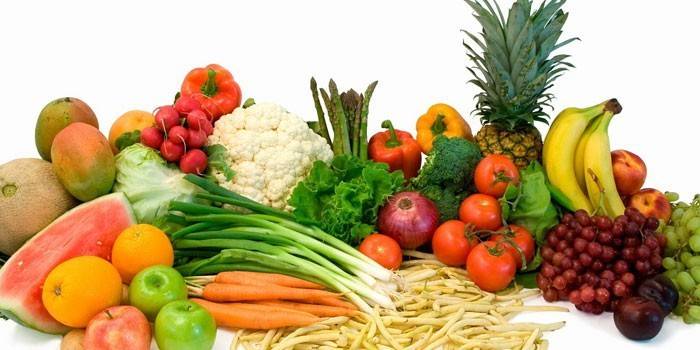 Legumes, frutas, frutas e legumes