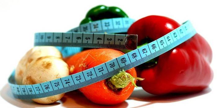 Zelenina a centimeter