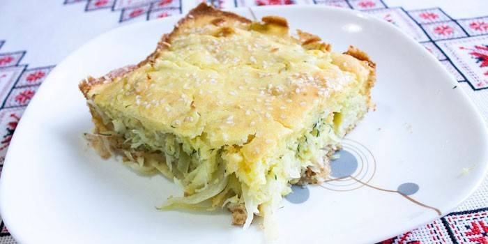 Plátok kapusty Diéta Jellied