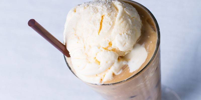 Frappe con helado
