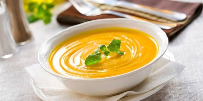 Sopa de creme de abóbora