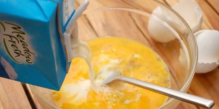Huevos con leche