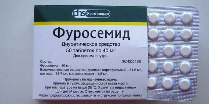 Furosemid tabletki w opakowaniu