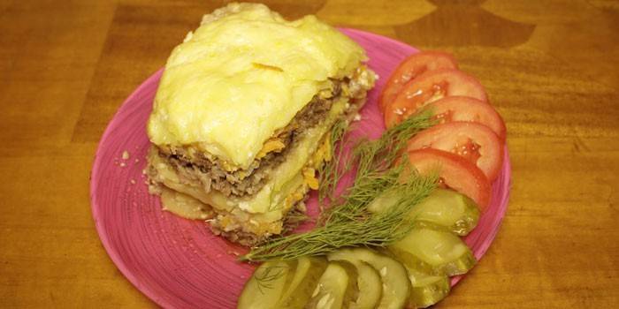 Caçarola com legumes