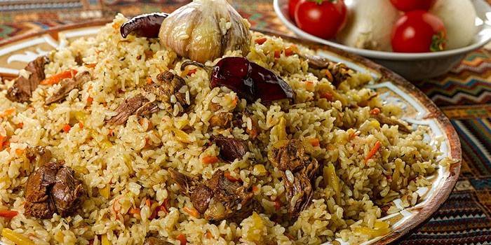 Pilaf con cordero