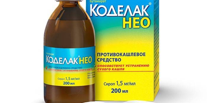Detský sirup Codelac v balení