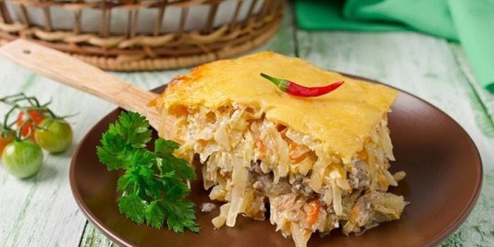Kapusta a mleté ​​mäso