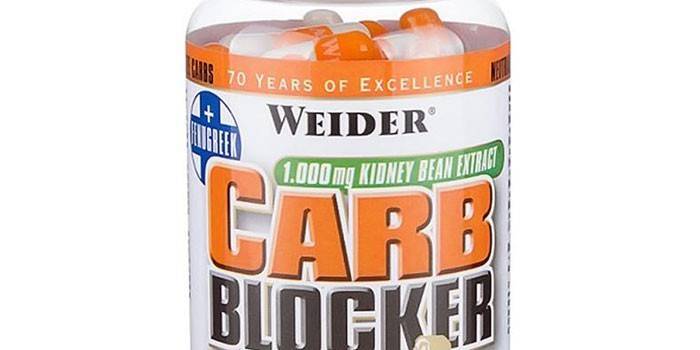Weider Carb Blocker Fat Blocker Capsule