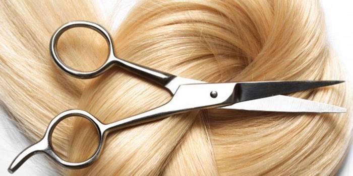 Cabelo e tesoura