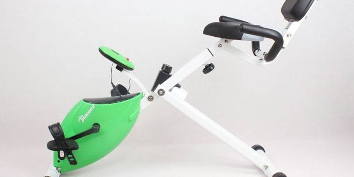 Modelo de bicicleta ergométrica para idosos
