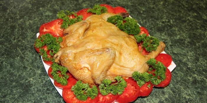 Pollo al horno