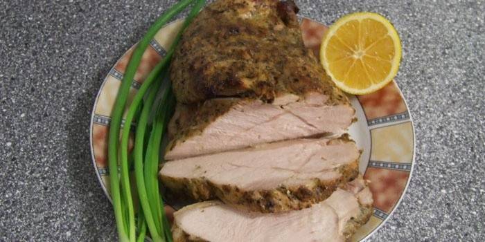 Pechuga de pavo al horno