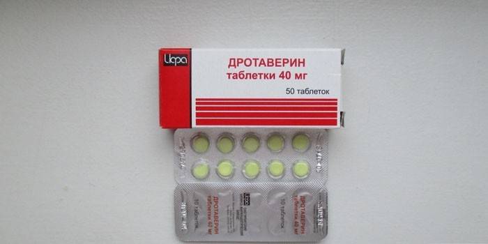 Drotaverina comprimidos por embalagem