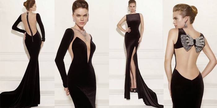 Elegante vestido preto